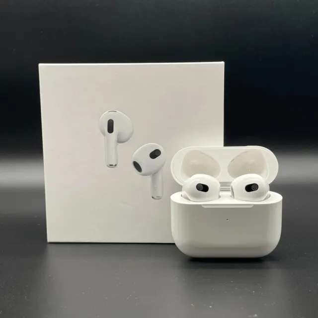 Apple Airpods 3Rd Generation Bluetooth Earbuds Earphone Headset & Charging Case