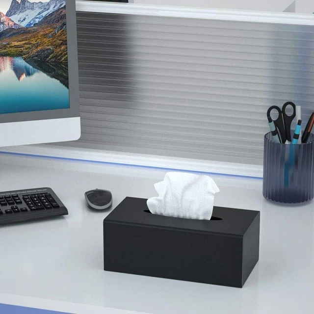 1 Pcs Acrylic Tissue Holder Rectangular Tissue Holders for Bathrooms  Bedroom