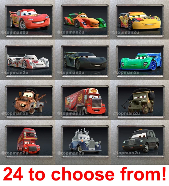 New Disney Cars Fridge Magnets, McQueen, Mac, Mater, Hamilton, Queen etc u pick