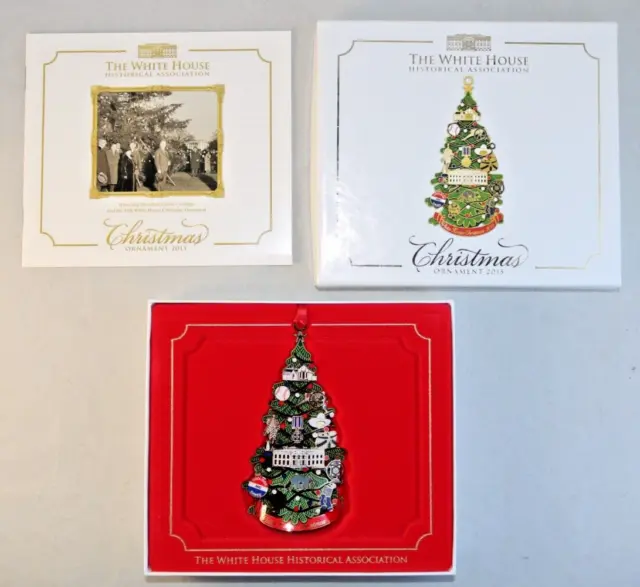 2015 White House Historical Association Christmas Ornament Obama Administration