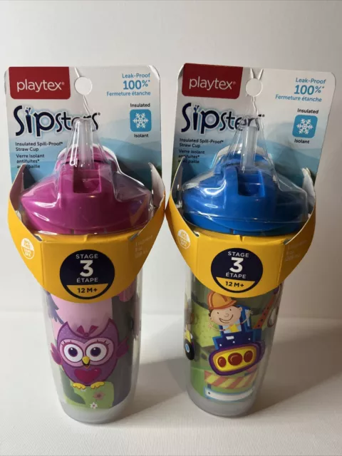 Playtex Sipsters Stage 3 Straw Cup 9 oz - 1 Count - Color may vary