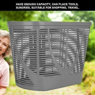 XL Waterproof Front Storage Basket Bag for UK Mobility Scooters - Black 3