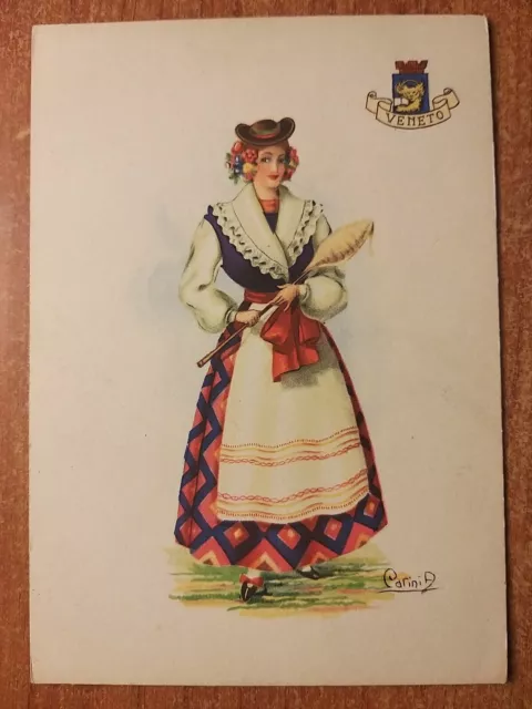 Veneto - Costumi - Illustratore A. Carini.