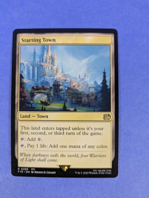 STARTING TOWN - (Final Fantasy) - MTG - 0289 - Rare - Regular 8.86 -  PicClick UK