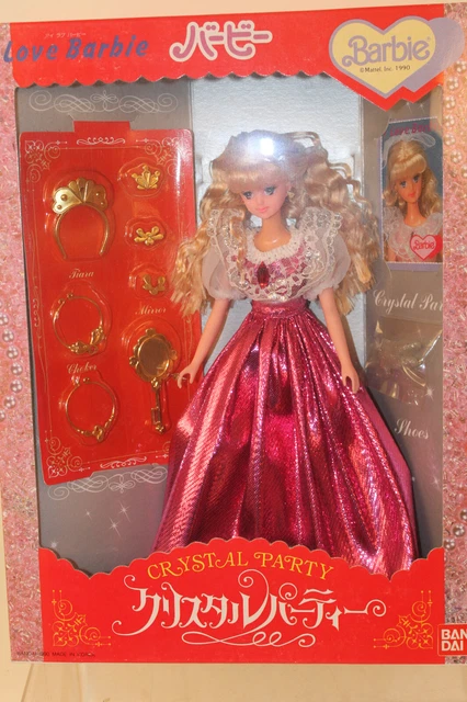 Poupée BARBIE japonaise modèle CRYSTAL BARBIE de la Ste BANDAI neuve en boite