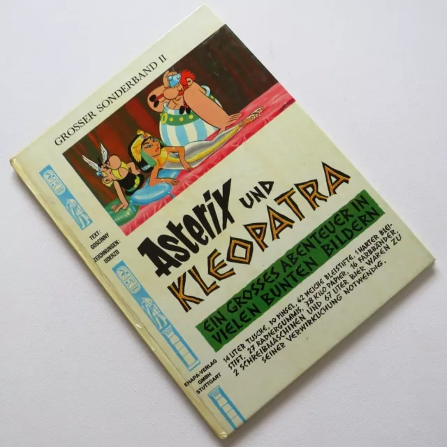 ASTERIX und Kleopatra = HC Comic Alte Auflage Stuttgart 1971 Uderzo Goscinny RAR