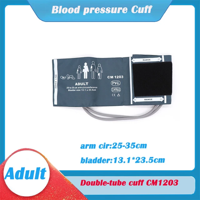Arm Blood Pressure Cuff /Patient Monitor NIBP Cuff Adult Neo double-tube 25-35cm