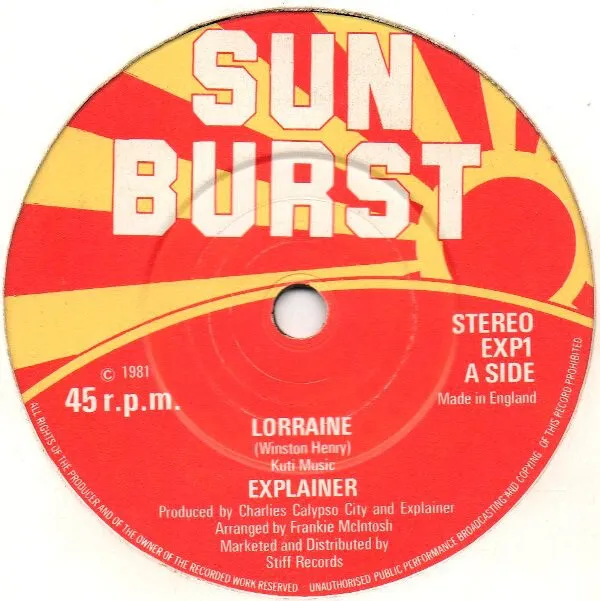 Explainer - Lorraine - Used Vinyl Record 7 - G6999z