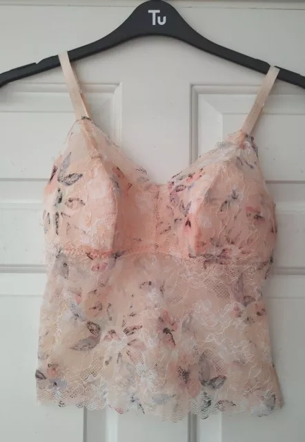 Womens See-through Lace Bare Breast Bra Top Bralette Underwear Lingerie Crop  Top