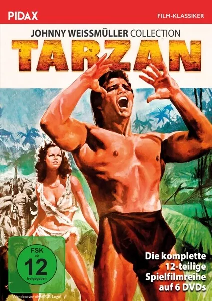 Tarzan-Johnny Weissmüller Collection - Weissmueller,Johnny  6 Dvd Neuf