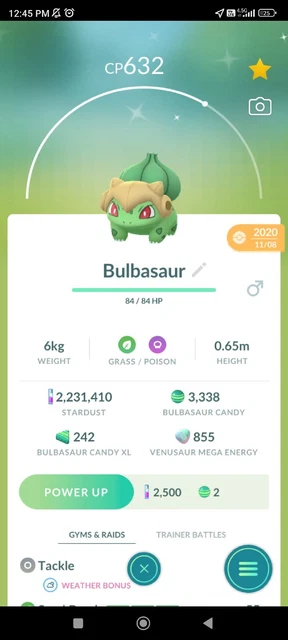 Shiny Bulbasaur with Shedinja costume hat Halloween - TRADE 20k