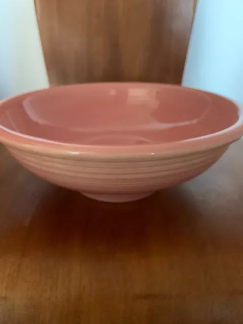 Fiestaware Homer Laughlin USA Serving Bowl Rose Pink 25 cm w - great colour!