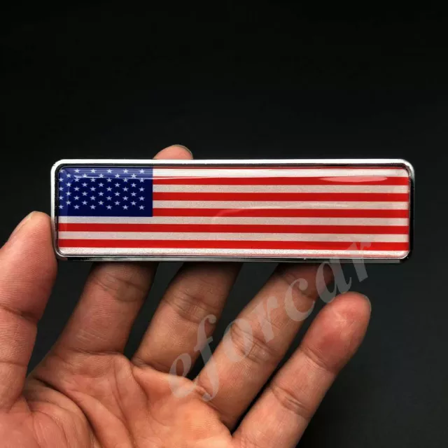 Metal USA American Flag Car Auto Trunk Emblem Badge Motorcycle Fuel Tank Sticker