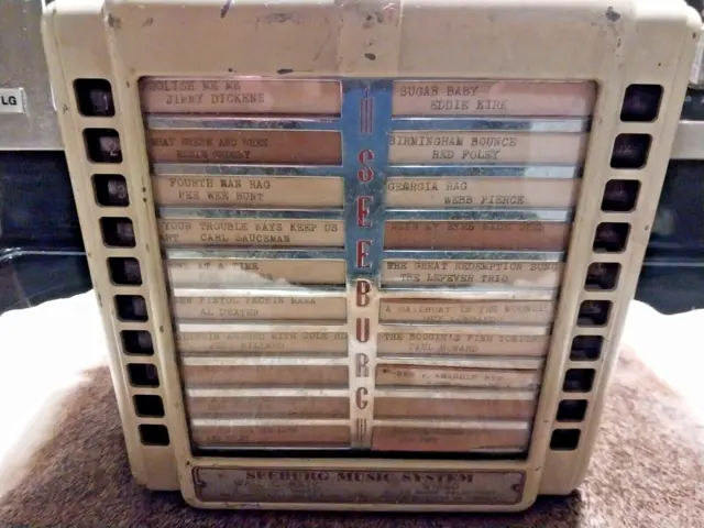 Vintage 1946-1948 Seeburg Wall-O-Matic Jukebox Control Box Selector Box