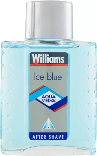 WILLIAMS ICE BLUE - AQUA VELVA - After Shave Dopo Barba uomo 100ml