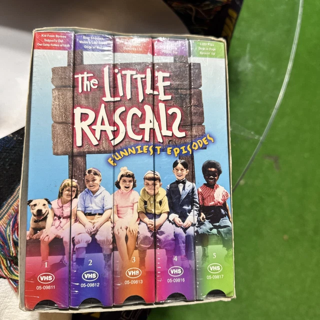 THE LITTLE RASCALS Funniest Episodes Collector Box Set 5 VHS Tapes Kid ...