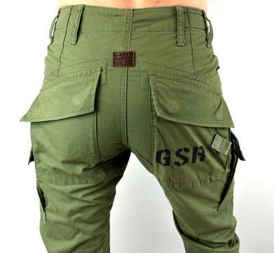 G-STAR RAW UOMO Aero Rovic 3D LOOSE AFFUSOLATO Pantaloni con tasconi-Taglia  81003A 28x32 EUR 75,92 - PicClick IT