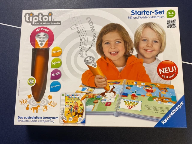 Ravensburger tiptoi Starter-Set mit Stift und Wörter-Bilderbuch *Unser Zuhause Ravensburger tiptoi Starter-Set mit Stift und Wörter-Bilderbuch *Unser Zuhause