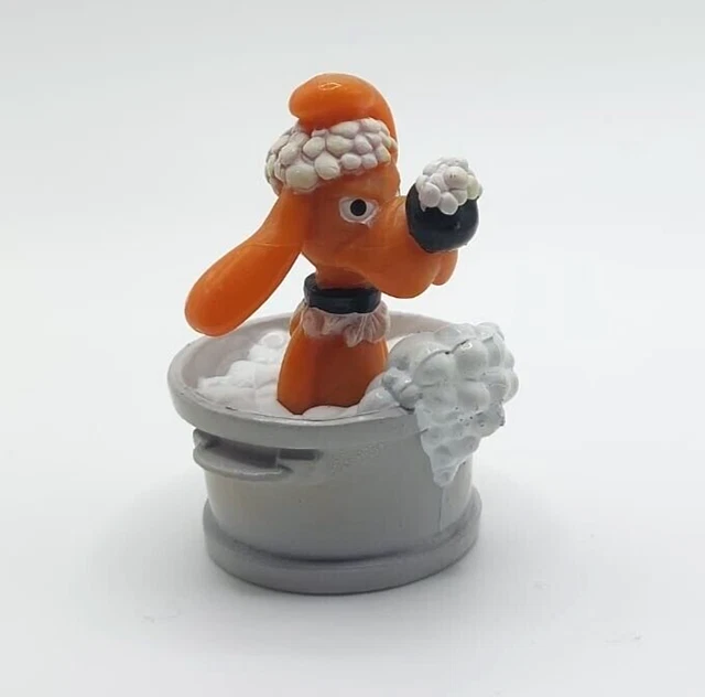 Figurine Flunch Boule & Bill - Bill Le Chien Dans Son Bain, édition 2002, Occasion Très Bon état