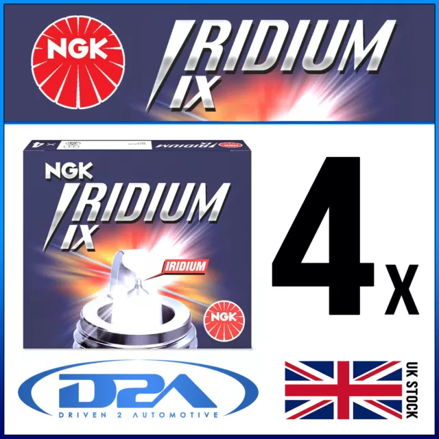 4x NGK CR9EHIX-9 6216 Iridium IX Spark Plug