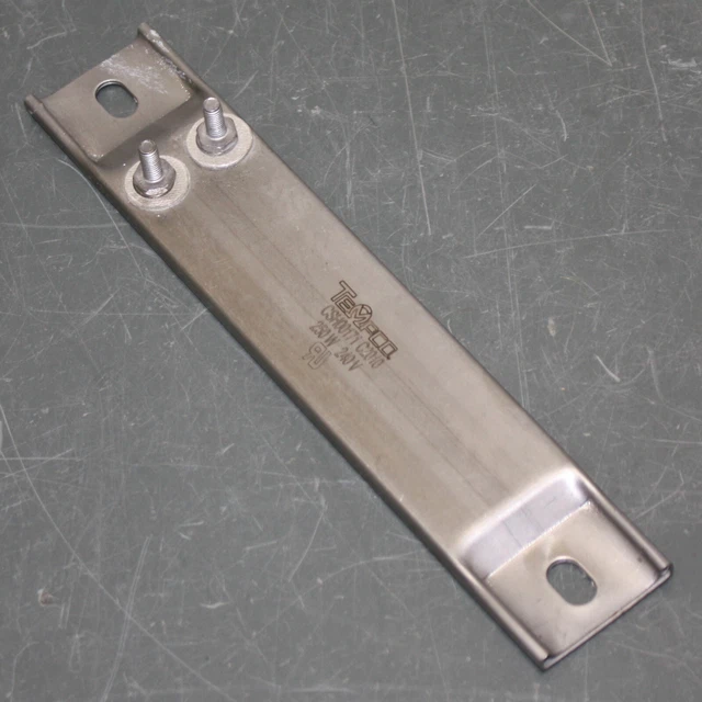 Tempco 8" Strip Heater Element CSH00171, 240V AC, 250 W, 1200° F Stainless Steel