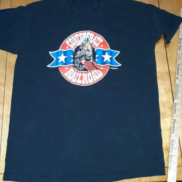 Vintage 1994 Confederate Railroad Country Music Band T Shirt XXL 2XL USA 90s