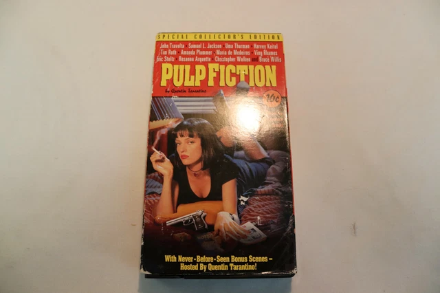 QUENTIN TARANTINO'S &PULP Fiction" Vhs Video Miramax Special Collectors