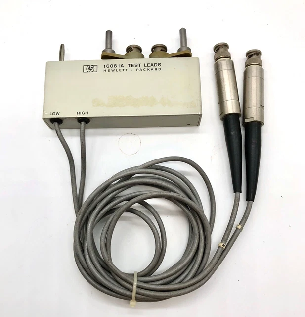 HP Hewlett Packard 16081A Test Leads, Tested, Includes FREE Priority Ship