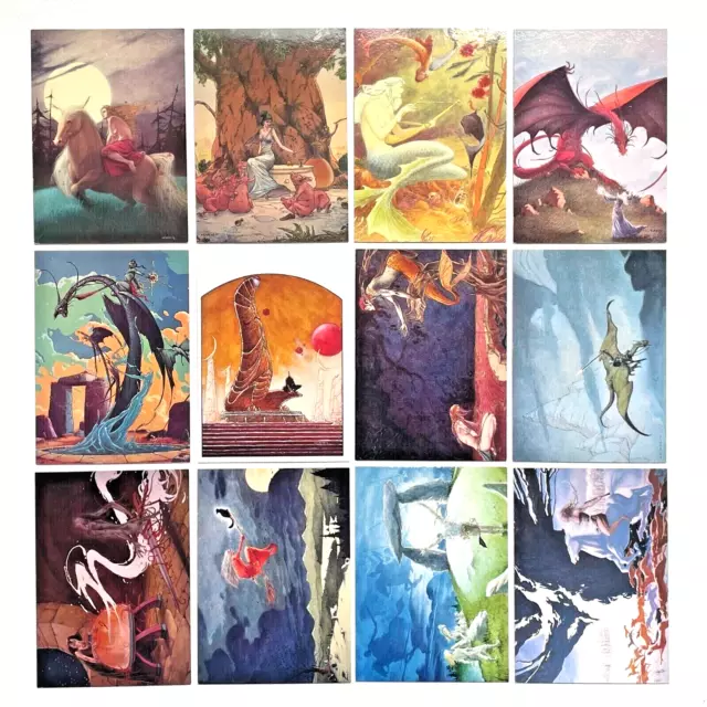 Charles Vess Fantasy Art Cards (90 Card Set) Vintage FPG 1995