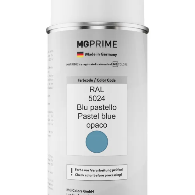 RAL 5024 Blu pastello Bomboletta spray 400 ml opaco asciugatura rapida 2