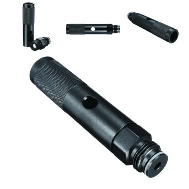 Black Paintball Quick Change CO2 Cylinder Adapter for AG1 Grenade Charger