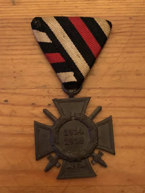 Germany German WW1 Hindenburg Honour Honor Cross Medal 1914 - 1918 With Swords