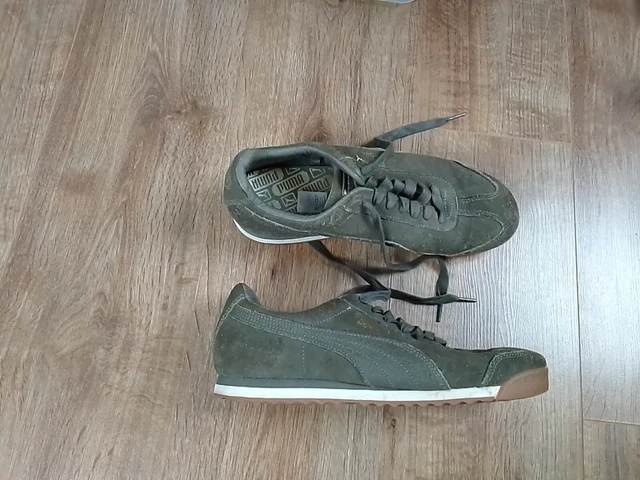 PUMA ROMA SUEDE Blue Men s Women s trainers Uk Size 4 12.50 PicClick UK