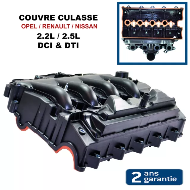 Collecteur d'Admission Couvre Culasse pour RENAULT MASTER TRAFIC 2 2,2 2,5 DCI 2