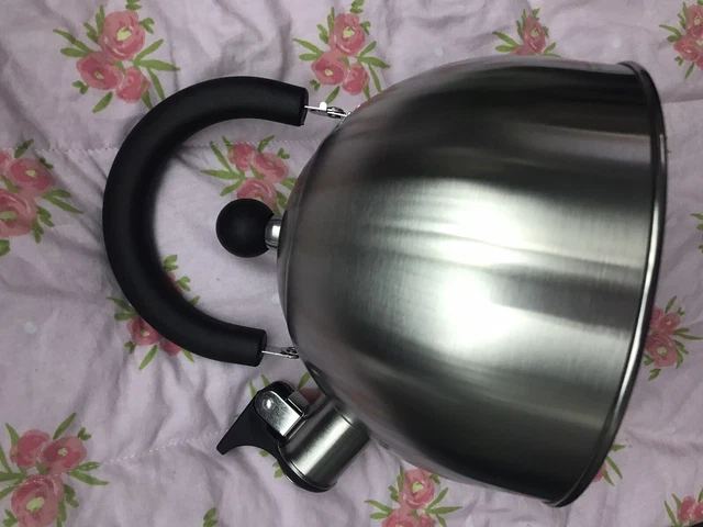 Primula 1.5qt Stovetop Whistling Kettle Stainless Steel-Distressed Box-New