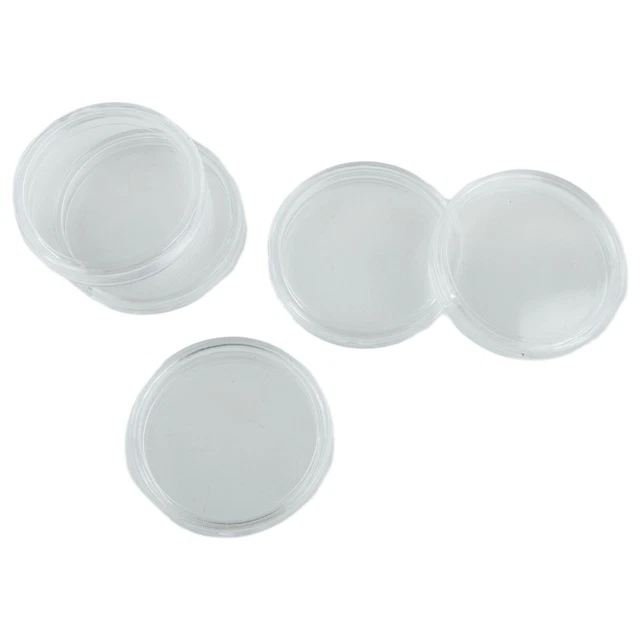 BOÎTE DE RANGEMENT collection de pièces plastique 50 mm transparent