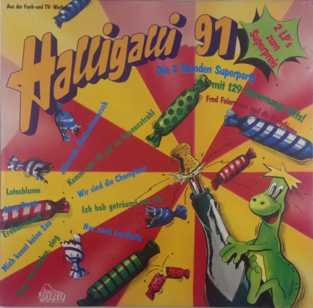 2x12 " LP - Fred Feiermann Et La Partylöwen - Halligalli 91 - k3079