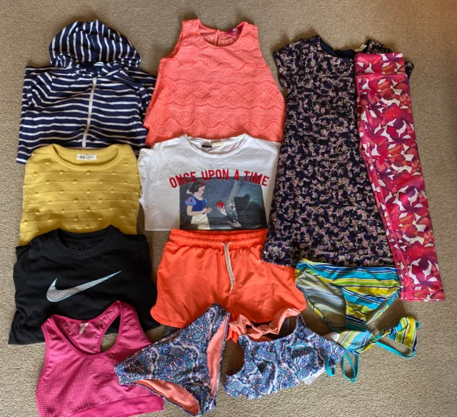 Bundle Of Girls Clothes Size 7-10 Years Nike Zara Adidas Gap And More