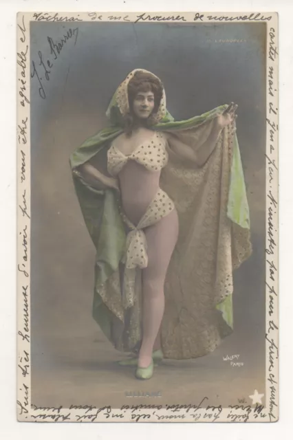 carte postale LILLIANE.L'Européen.Walery,Paris.actrice,théatre,spectacle,