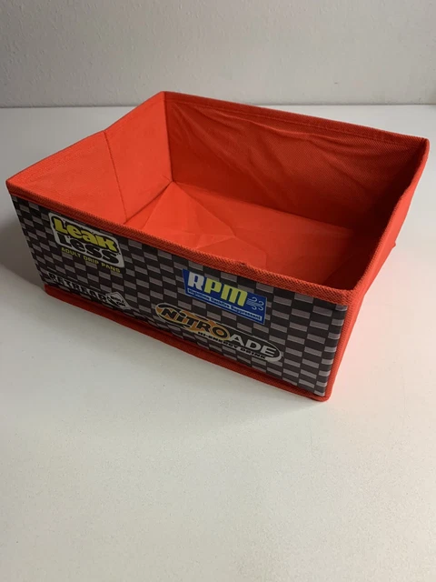 Promotional Advertisers Folding Collapsible Box Red Open Top Storage