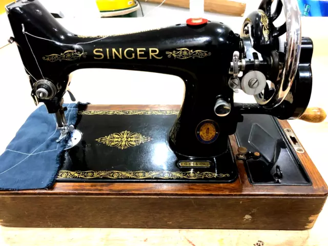 Rare Special Centenary Singer 99K Hand Crank Sewing Machine