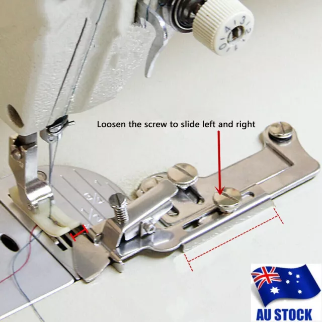 Sewing Machine Lock Stitch Presser Foot Seam Guide Hem Crimping Feet HG