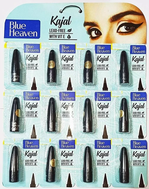 BLUE HEAVEN TRADITIONAL Indian Kajal Black Kohl Eyeliner origional