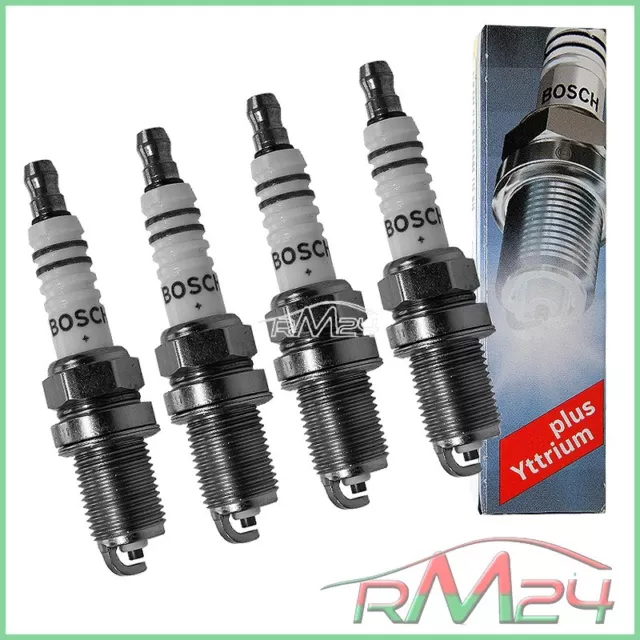 4x BOSCH CANDELA ACCENSIONE PER PEUGEOT 106 1 I 91-96 2 II 1.0-1.6 96-05 1007