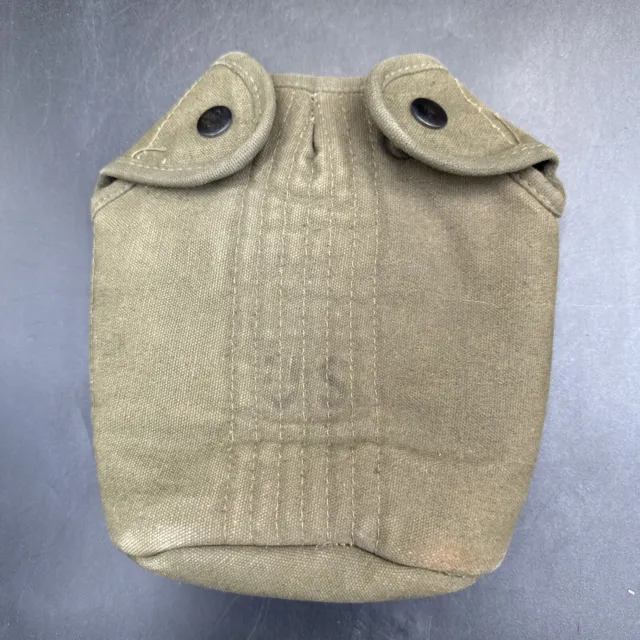 US Military Army Issued 1 QT QUART CANTEEN COVER Pouch w Alice Clips Canvas