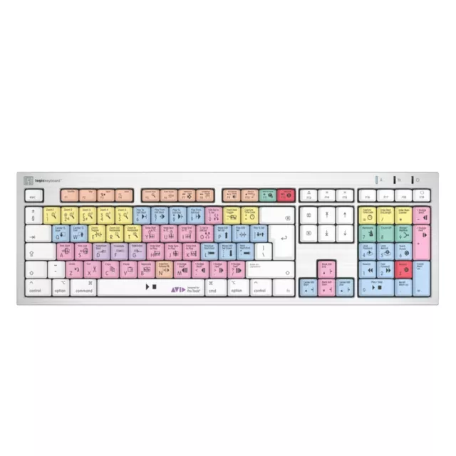 LogicKeyboard Avid Pro Tools ALBA, Mac-kompatible Tastatur, Englisch, Geeignet f