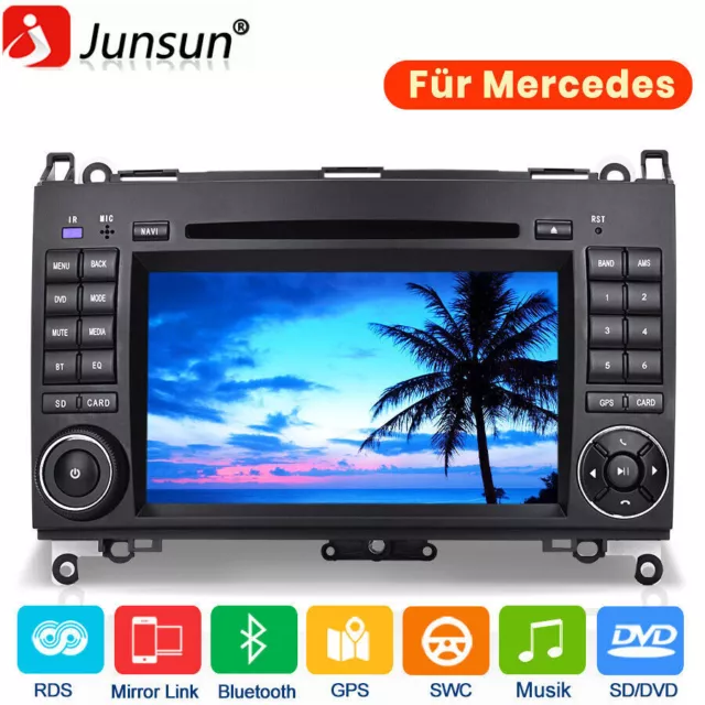 Für Mercedes Benz W245 W169 Sprinter Viano 7"Autoradio GPS Navi BT DVD CD DAB+