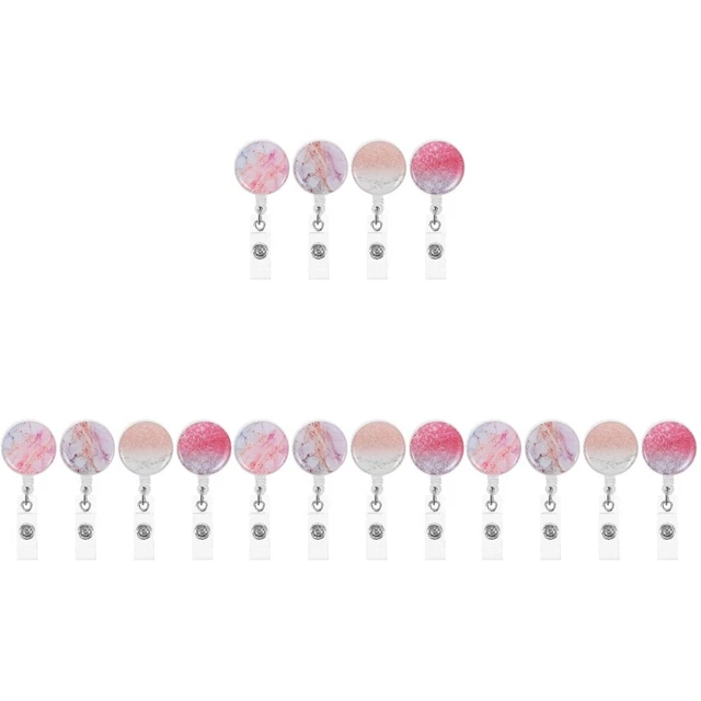 16 pz supporto ID verticale clip distintivo bobina