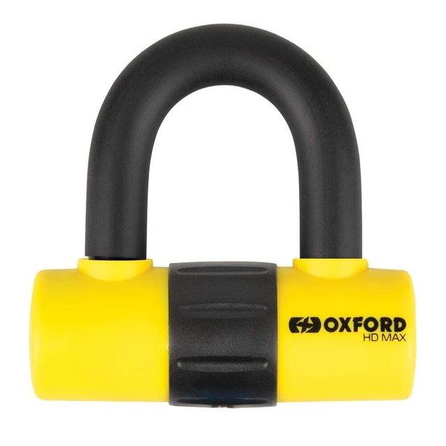 Oxford HD Max Motorcyclescooter Bloque Disque Jaune
