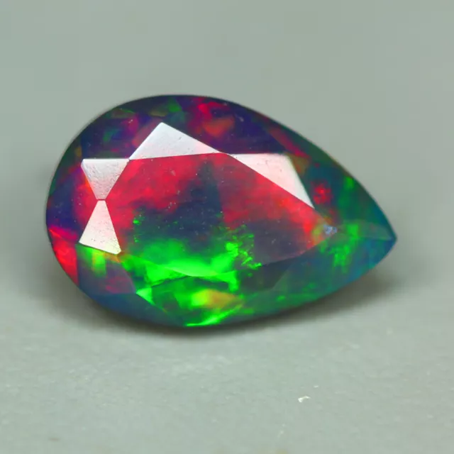 0.76 Cts_Marvelous Opal Collection_100 % Natural Top Flash Solid Black Opal